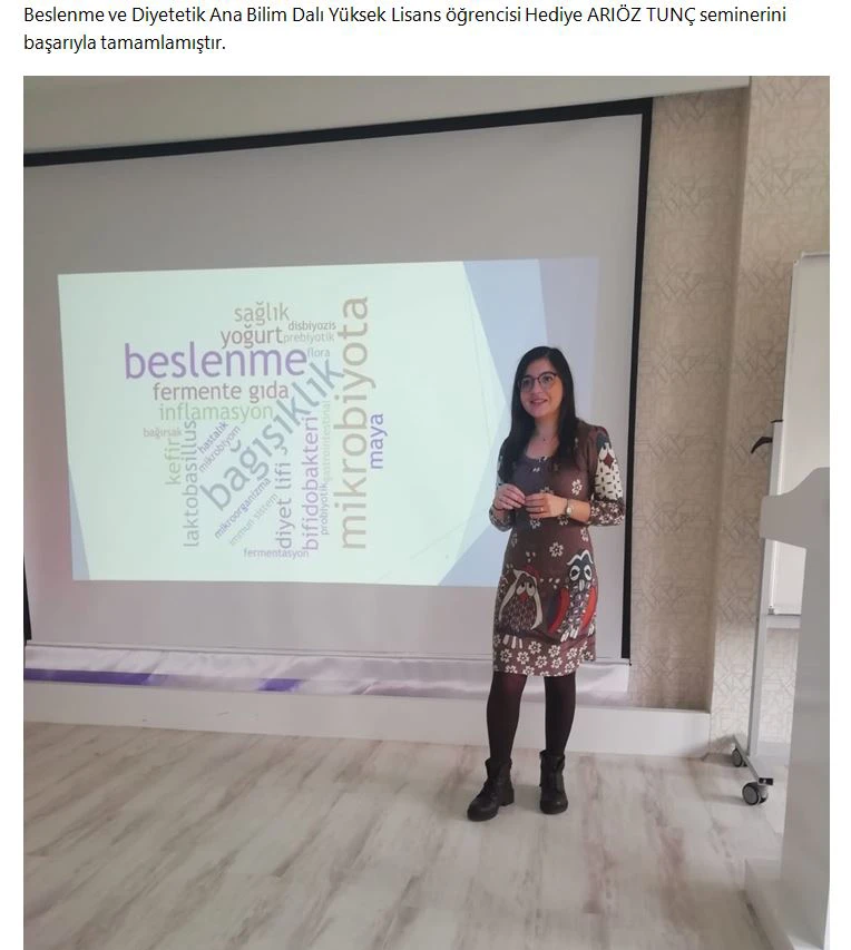 Beslenme ve Diyetetik Anabilim Dalı 